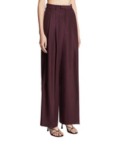 Purple Wide Leg Trousers | PDP | Antonia