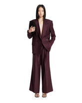 Purple Wide Leg Trousers - Women | PLP | Antonia