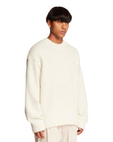 White Wool Le Pull Sweater | PDP | Antonia