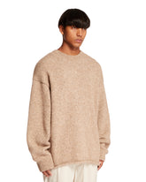 Beige Wool Le Pull Sweater | PDP | Antonia