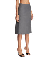 Gray Wool Skirt | PDP | Antonia