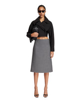 Gray Wool Skirt | PDP | Antonia