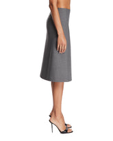 Gray Wool Skirt | PDP | Antonia