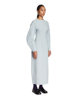 Light Blue Long Viscose Dress | PDP | Antonia