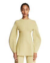 Green Crewneck Sweater - Women's knitwear | PLP | Antonia