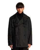 Black Padded Caban Jacket - Jil Sander men | PLP | Antonia