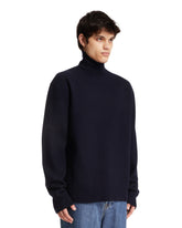 Black Wool Turtleneck Sweater | PDP | dAgency