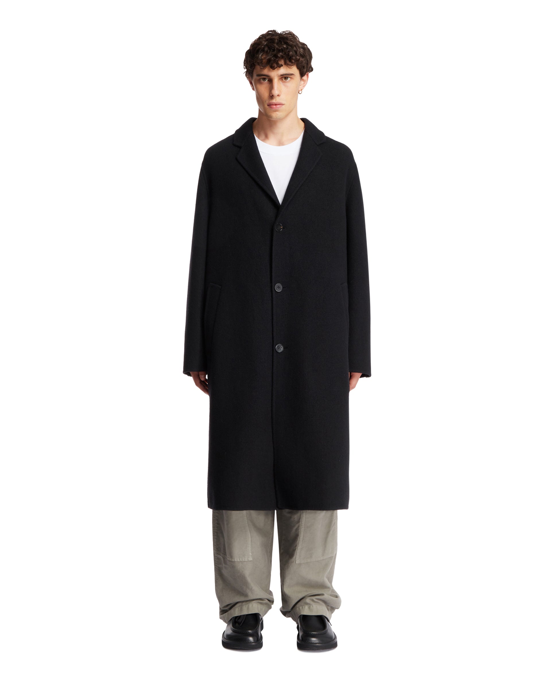 Black Essential Coat | JIL SANDER - Antonia