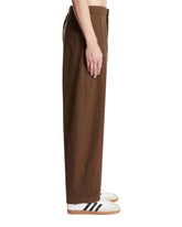 Brown Wool Trousers | PDP | Antonia