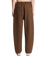 Brown Wool Trousers | PDP | Antonia