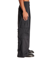 Black Adjustable Utility Trousers | PDP | Antonia