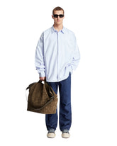 Oversized Light Blue Shirt - Women's pouches | PLP | dAgency