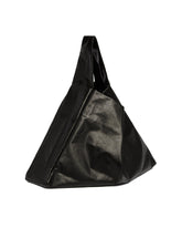 Black Faux Leather Tote | PDP | Antonia