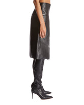 Black Kidd Leather Skirt | PDP | Antonia