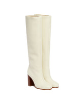 White Leather Boots | PDP | Antonia