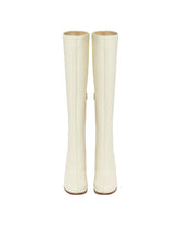 White Leather Boots | PDP | Antonia