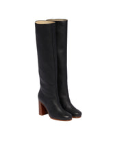 Black Leather Boots | PDP | Antonia