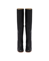 Black Leather Boots | PDP | Antonia