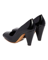 Black Cedar Leather Pumps | PDP | Antonia