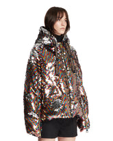 Rainbow Sparkly Puffer Jacket | PDP | Antonia