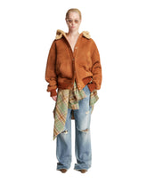 Beige Shearling Jacket - Women's clothing | PLP | dAgency