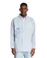 White Shirt with Face Print - Men | PLP | Antonia