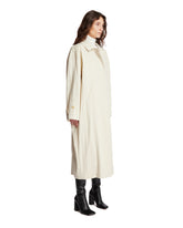 Trench Bianco In Cotone | PDP | Antonia