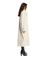 Trench Bianco In Cotone | PDP | Antonia