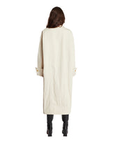 Trench Bianco In Cotone | PDP | Antonia