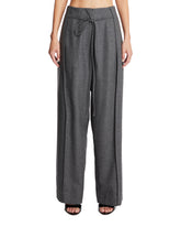 Gray Wool Pants - Women | PLP | Antonia