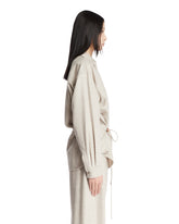 Beige Wool Shirt | PDP | Antonia