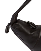 Brown Leather Croissant Bag | PDP | Antonia