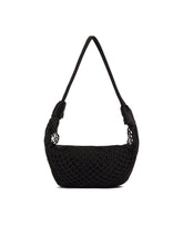 Black Fortune Croissant Flit Bag | PDP | Antonia