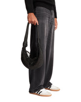 Black Fortune Croissant Flit Bag - Men's shoulder bags | PLP | Antonia