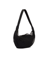 Black Fortune Croissant Flit Bag | PDP | Antonia