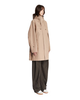 Beige Hooded Raincoat | PDP | Antonia