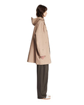 Beige Hooded Raincoat | PDP | Antonia