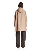 Beige Hooded Raincoat | PDP | Antonia