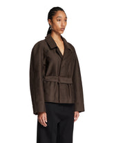 Brown Belted Jacket | PDP | Antonia