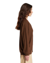 Brown Twisted Cardigan | PDP | Antonia