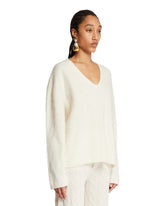 White Margareta Cashmere Sweater | PDP | Antonia