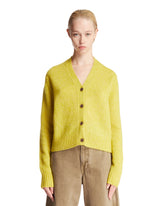 Yellow Cashmere Cardigan - Women's knitwear | PLP | dAgency