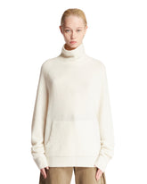 White Cashmere Turtleneck Sweater - Women's knitwear | PLP | dAgency