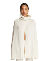 White Annie Cashmere Poncho - Women's accessories | PLP | Antonia