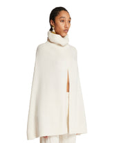 White Annie Cashmere Poncho | PDP | Antonia