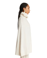 White Annie Cashmere Poncho | PDP | Antonia