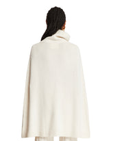 White Annie Cashmere Poncho | PDP | Antonia