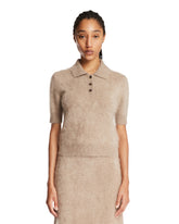 Beige Carolyn Polo - Women's knitwear | PLP | Antonia