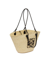 Beige Anagram Basket Bag - Women | PLP | Antonia