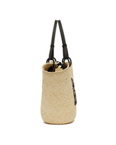 Beige Anagram Basket Bag | PDP | Antonia